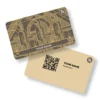 Gold Serve METAL NFC Business Cards| Cardyz