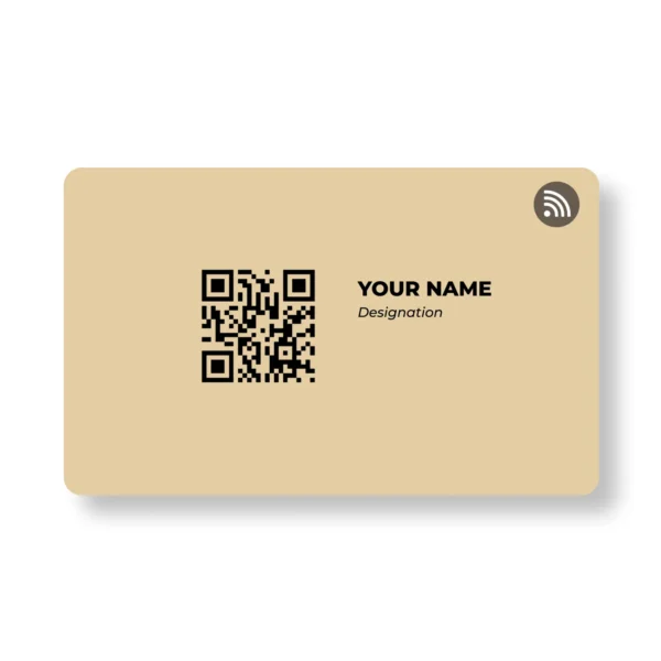 Gold Serve METAL NFC Business Cards| Cardyz