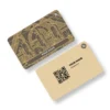 Gold Serve METAL NFC Business Cards| Cardyz