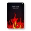 Hellfire PVC NFC Business Cards| Cardyz