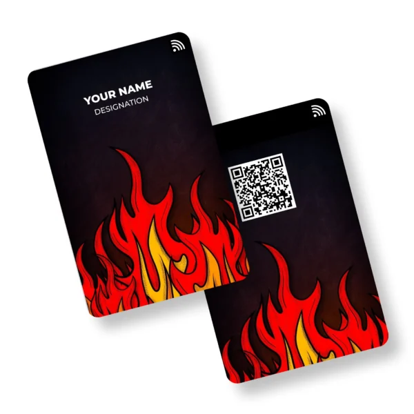 Hellfire PVC NFC Business Cards| Cardyz