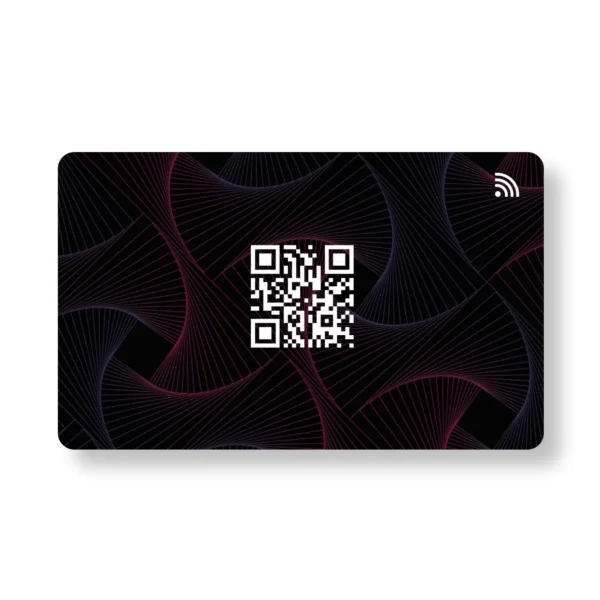 Magenta Cords PVC NFC Business Cards| Cardyz