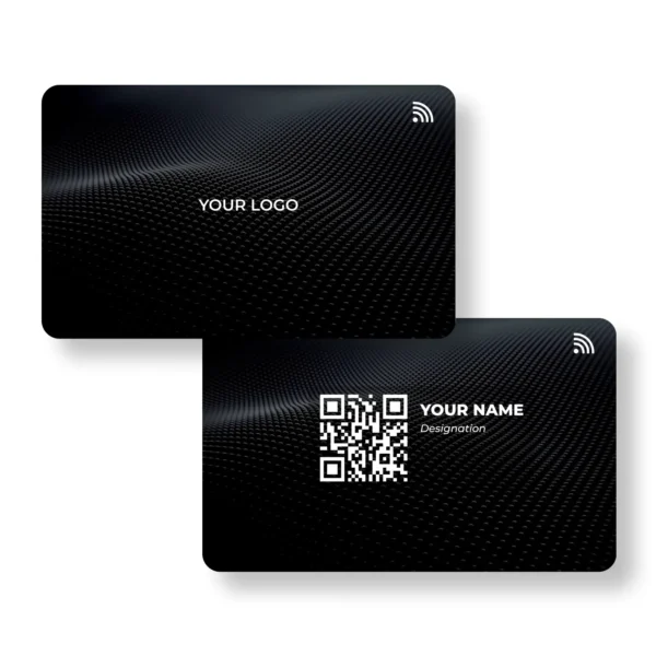 Midnight Terrain PVC NFC Business Cards| Cardyz