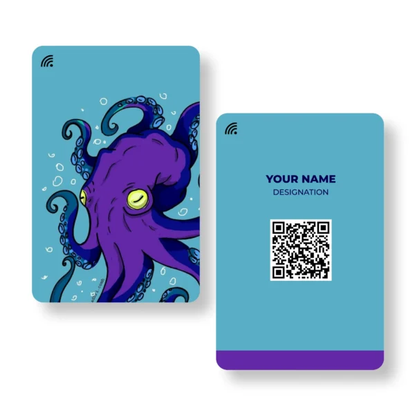 Octo Maniac PVC NFC Business Cards| Cardyz