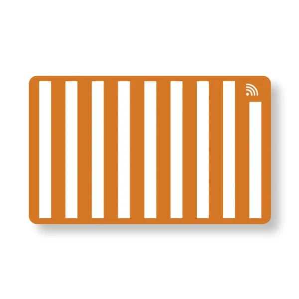 Orange Bar PVC NFC Business Cards| Cardyz