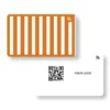 Orange Bar PVC NFC Business Cards| Cardyz