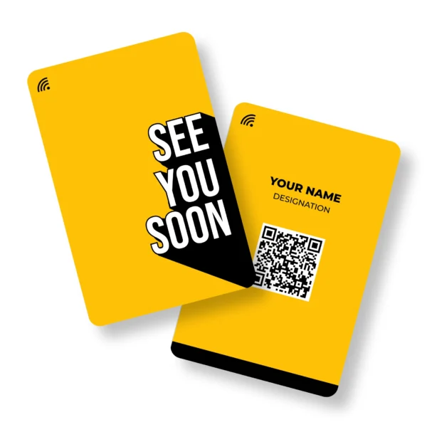 See You Soon PVC NFC Business Cards| Cardyz