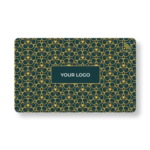 Teal Teathering PVC NFC Business Cards| Cardyz