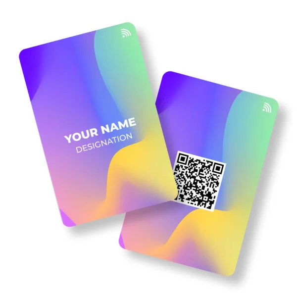 Vibgyor Punch PVC NFC Business Cards| Cardyz