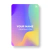 Vibgyor Punch PVC NFC Business Cards| Cardyz