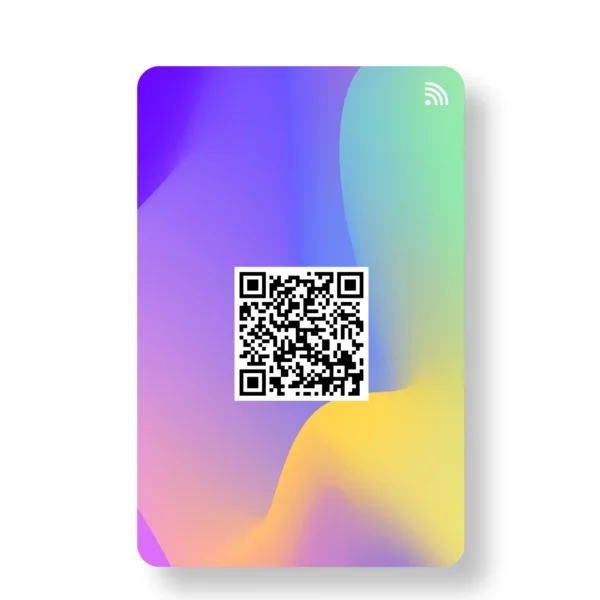 Vibgyor Punch PVC NFC Business Cards| Cardyz