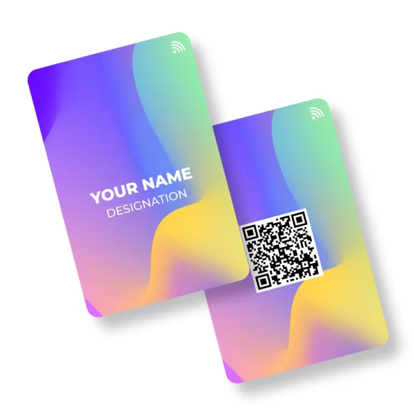 Vibgyor Punch PVC NFC Business Cards| Cardyz