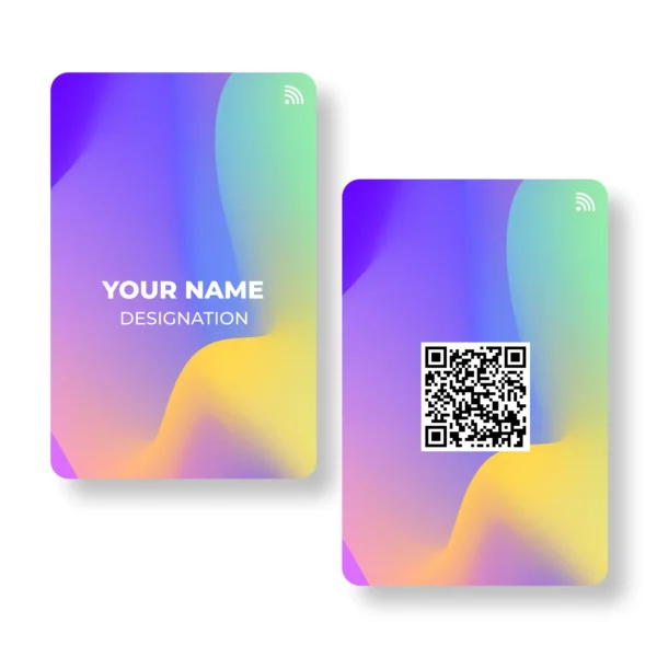 Vibgyor Punch PVC NFC Business Cards| Cardyz