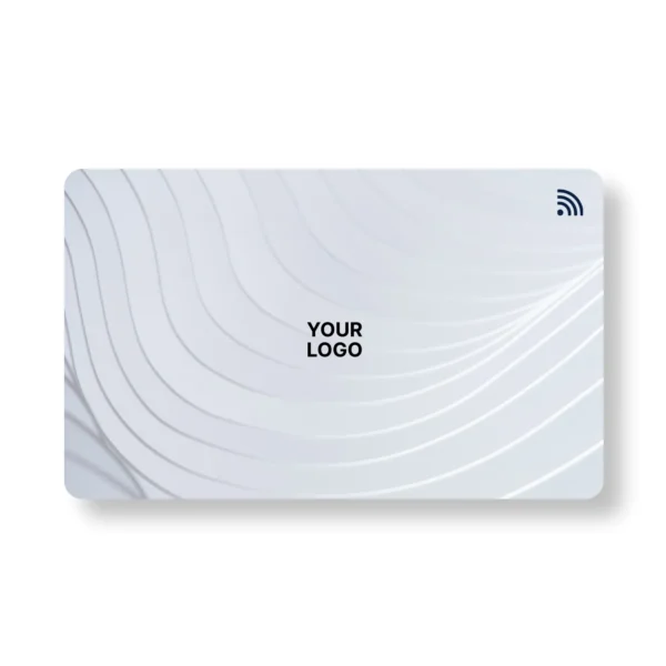 White Allure PVC NFC Business Cards| Cardyz