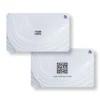 White Allure PVC NFC Business Cards| Cardyz